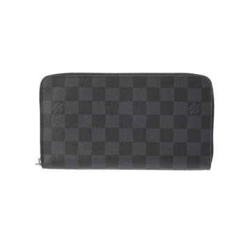 ルイ ヴィトン ダミエグラフィット ジッピーオーガナイザー NM ノワール N60111 ダミエグラフィットキャンバス メンズ 財布 【中古】【purse】