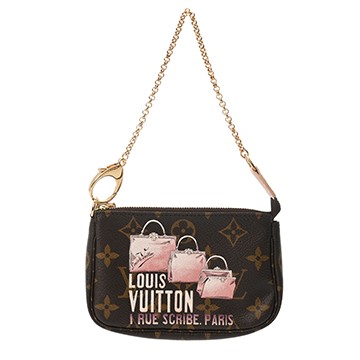 ルイ ヴィトン モノグラム ミニポシェットアクセソワール トランクコレクション ブラウン M58009 モノグラムキャンバス レディース 【中古】【bag】