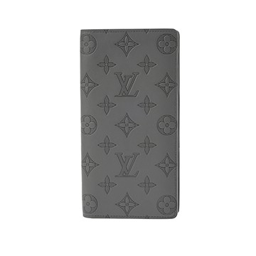 ルイ ヴィトン モノグラムシャドウ ポルトフォイユ ブラザ アンスラサイトグレー M81335 レザー メンズ 財布 【中古】【purse】