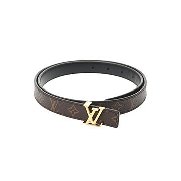 ルイ ヴィトン モノグラム ベルト LV アイコニック20MM リバーシブル #75 ブラウン/ブラック M0431 モノグラムキャンバス/カーフレザー メンズ 【中古】【other】