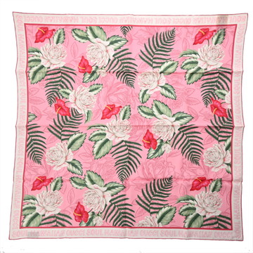 グッチ ハワイアン  マルチカラー シルク100％ レディース 【中古】【other】