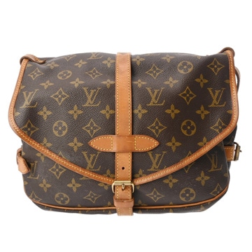 ルイ ヴィトン モノグラム ソミュール 30 ブラウン M42256 モノグラムキャンバス レディース バッグ 【中古】【bag】