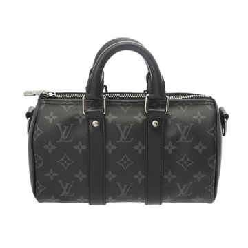 ルイ ヴィトン モノグラムエクリプスリバース キーポル バンドリエール 25  ブラック M46271 モノグラムキャンバス メンズ バッグ 【中古】【bag】