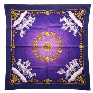 エルメス カレ90 COSMOS マルチカラー シルク100％ レディース 【中古】【other】