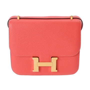 エルメス コンスタンス3 18  ルージュビヴォワンヌ ヴォーエプソン レディース バッグ 【中古】【bag】