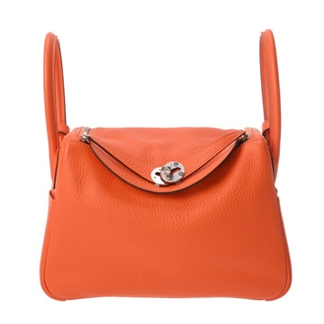 エルメス リンディ 26 オレンジ トリヨンクレマンス レディース バッグ 【中古】【bag】
