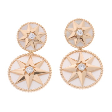 ディオール ローズ デ ヴァン トライバル ピアス ゴールド JRDV95232 K18イエローゴールド YG レディース ジュエリー 【中古】【jewelry】