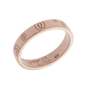 カルティエ ハッピーバースデー リング ゴールド K18ピンクゴールド PG レディース ジュエリー 【中古】【jewelry】