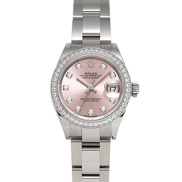 ロレックス レディ デイトジャスト 28 279384RBR ピンク/ダイヤモンド レディース 時計 【新品】【wristwatch】