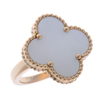 ヴァン クリーフ&アーペル マジックアルハンブラ リング #49 ゴールド K18イエローゴールド YG レディース ジュエリー 【中古】【jewelry】