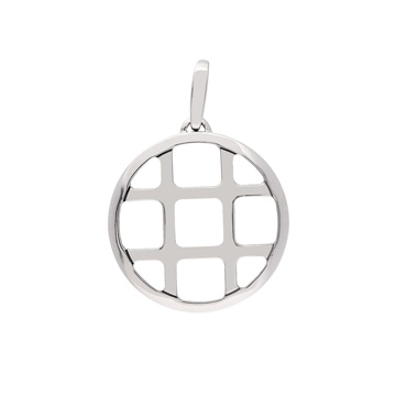 カルティエ パシャグリッド チャーム シルバー K18ホワイトゴールド WG レディース ジュエリー 【中古】【jewelry】