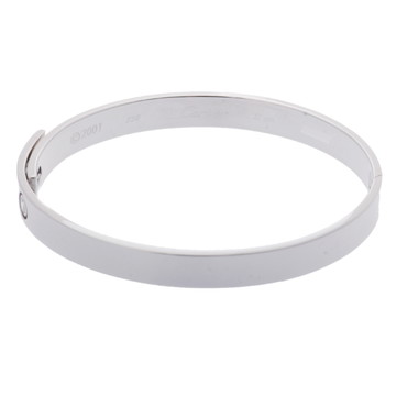 カルティエ アニバーサリー ブレスレット 1PD #17 シルバー K18ホワイトゴールド WG レディース ジュエリー 【中古】【jewelry】