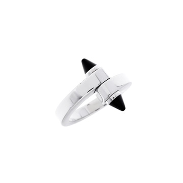 カルティエ メノット リング #56 シルバー K18ホワイトゴールド WG レディース ジュエリー 【中古】【jewelry】