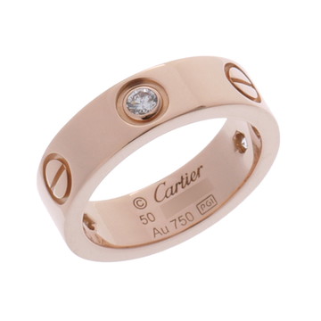 カルティエ ラブリング #50 3Pd ゴールド K18ピンクゴールド PG レディース ジュエリー 【中古】【jewelry】
