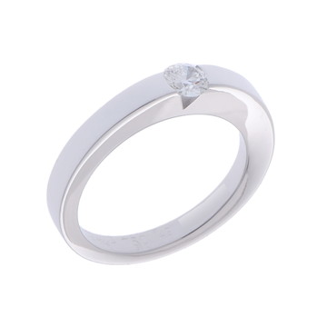 カルティエ デートウィズ リング #49 シルバー K18ホワイトゴールド WG レディース ジュエリー 【中古】【jewelry】