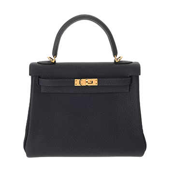 エルメス ケリー 25 内縫い 2WAY   ブルーニュイ トゴ レディース バッグ 【中古】【bag】