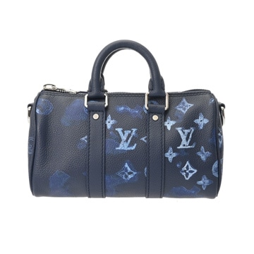 ルイ ヴィトン モノグラムウォーターカラー キーポルXS ブルー M80842 モノグラムキャンバス レディース バッグ 【中古】【bag】