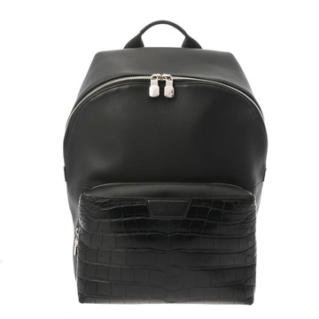 ルイ ヴィトン アポロ バックパック ブラック N94721 カーフ/クロコダイル メンズ バッグ 【中古】【bag】