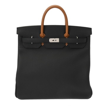 エルメス オータクロア 40 ブラック/ゴールド/ブルーロワイヤル トゴ ユニセックス バッグ 【中古】【bag】