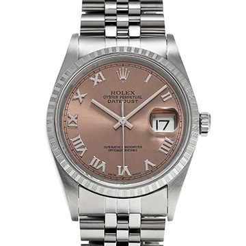 ロレックス デイトジャスト 16220 ピンク メンズ 時計 【中古】【wristwatch】