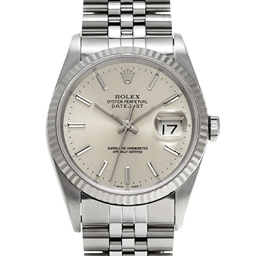 ロレックス デイトジャスト 16234 シルバー メンズ 時計 【中古】【wristwatch】