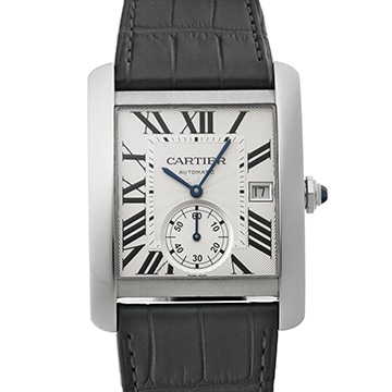 カルティエ タンク MC W5330003 シルバー メンズ 時計 【中古】【wristwatch】