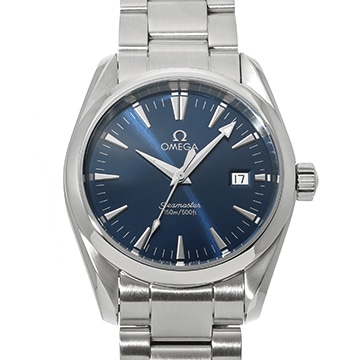 オメガ シーマスター アクアテラ クォーツ 2518.80 ブルー メンズ 時計 【中古】【wristwatch】