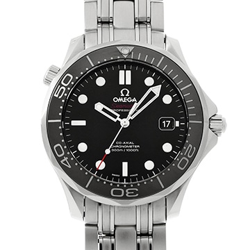 オメガ シーマスター ダイバー300 コーアクシャル 212.30.41.20.01.003 ブラック メンズ 時計 【中古】【wristwatch】