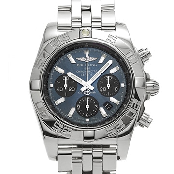 ブライトリング クロノマット 44 ブラックマザーオブパール AB01114K/BD34 ブラックシェル/ブラック メンズ 時計 【中古】【wristwatch】