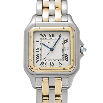 カルティエ パンテール LM W25027B6 アイボリー レディース 時計 【中古】【wristwatch】