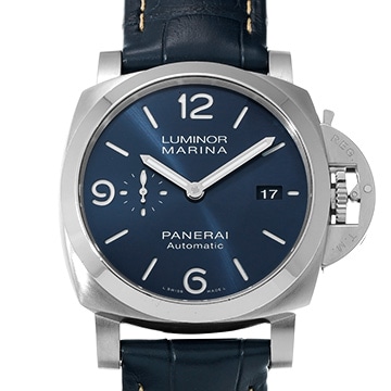 パネライ ルミノールマリーナ 44MM PAM01313 ブルー メンズ 時計 【中古】【wristwatch】
