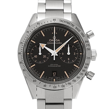 オメガ スピードマスター '57 コーアクシャル 331.10.42.51.01.002 ブラック メンズ 時計 【中古】【wristwatch】