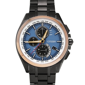 シチズン アテッサ エコ・ドライブ H804-T025587 ブラック メンズ 時計 【中古】【wristwatch】