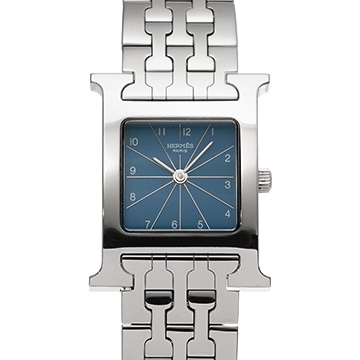 エルメス Hウォッチ HH1.210 ブルー レディース 時計 【中古】【wristwatch】