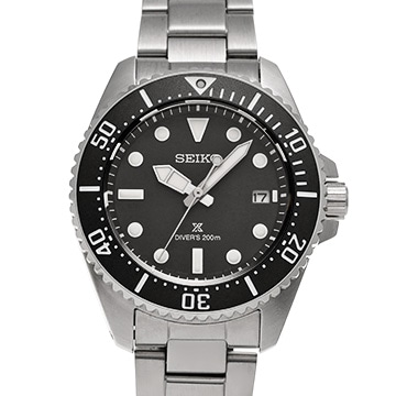 セイコー プロスペックス ダイバー スキューバ SBDJ063 ブラック メンズ 時計 【中古】【wristwatch】