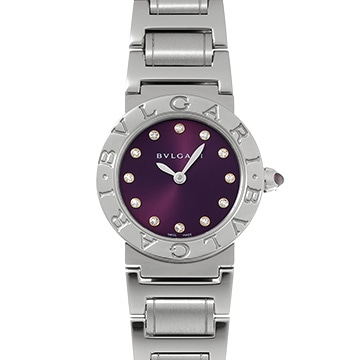 ブルガリ ブルガリブルガリ BBL26S パープル/ダイヤモンド レディース 時計 【中古】【wristwatch】
