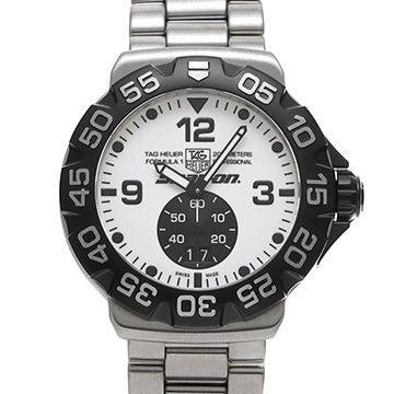 タグ ホイヤー フォーミュラ1 グランドデイト WAH1011.BA0854 ホワイト/ブラック メンズ 時計 【中古】【wristwatch】