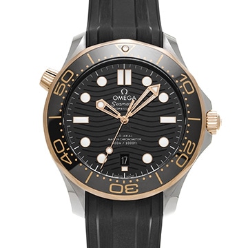 オメガ シーマスター ダイバー300 コーアクシャル マスタークロノメーター 210.22.42.20.01.002 ブラック メンズ 時計 【中古】【wristwatch】