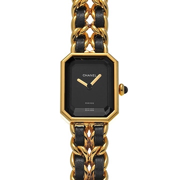 シャネル プルミエール XL H0001 ブラック レディース 時計 【中古】【wristwatch】