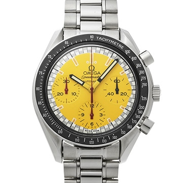 オメガ スピードマスター レーシング ミハエル・シューマッハ 3510.12 イエロー メンズ 時計 【中古】【wristwatch】