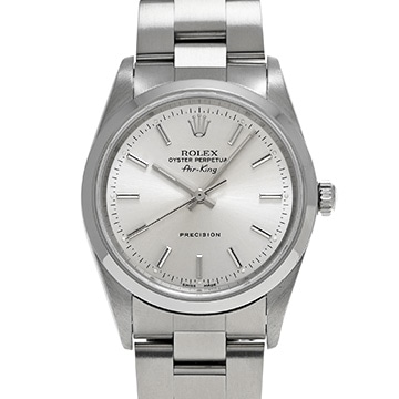 ロレックス エアキング 14000M シルバー メンズ 時計 【中古】【wristwatch】