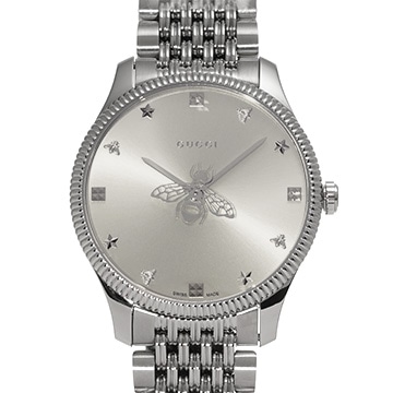 グッチ Gタイムレス 126.4 シルバー レディース 時計 【中古】【wristwatch】