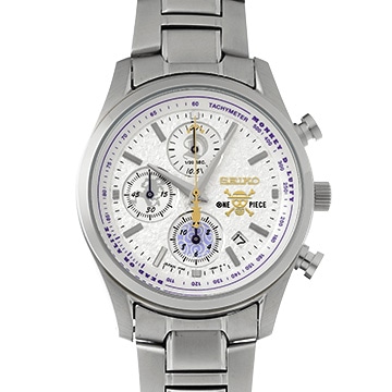 セイコー ワンピース モンキーD・ルフィ ギア5 エディション 7T92-HDH0 シルバー メンズ 時計 【中古】【wristwatch】