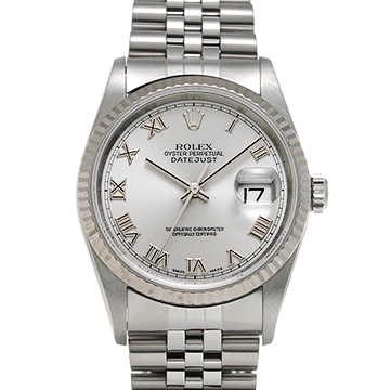 ロレックス デイトジャスト 16234 グレー メンズ 時計 【中古】【wristwatch】