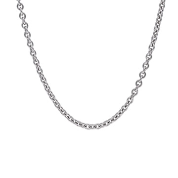 ショパール チェーン ネックレス  シルバー K18ホワイトゴールド WG レディース ジュエリー 【中古】【jewelry】