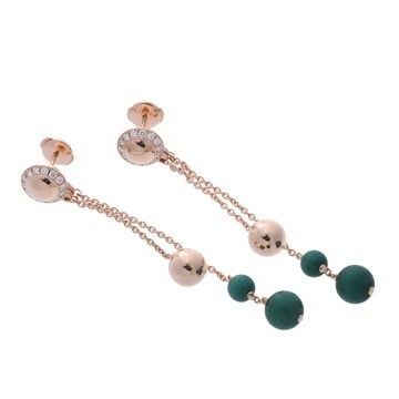 ピアジェ ポセション ドロップ ピアス 4モチーフ ゴールド PGG38PW300 K18ピンクゴールド PG レディース ジュエリー 【中古】【jewelry】