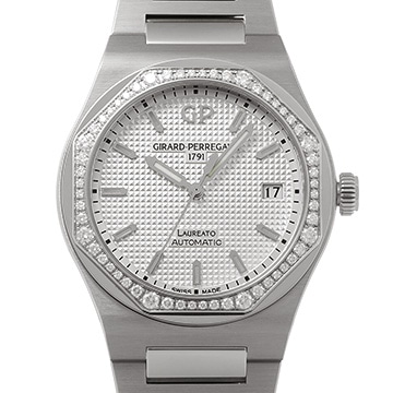 ジラール ペルゴ ロレアート 81005D11A131-11A シルバー メンズ 時計 【中古】【wristwatch】