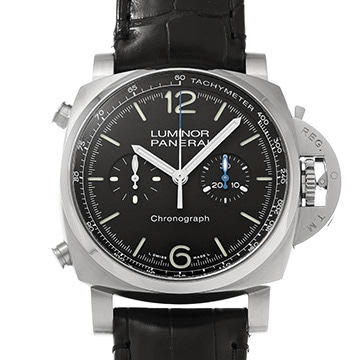 パネライ ルミノール クロノ PAM01109 ブラック メンズ 時計 【中古】【wristwatch】