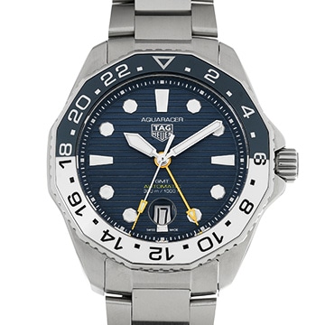 タグ ホイヤー アクアレーサー プロフェッショナル 300 キャリバー7 GMT WBP2010.BA0632 ブルー メンズ 時計 【中古】【wristwatch】