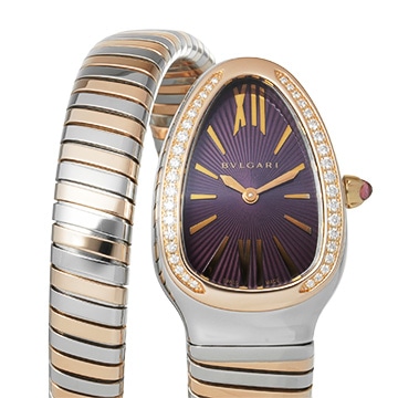 ブルガリ セルペンティ トゥボガス 102493 バイオレット レディース 時計 【中古】【wristwatch】